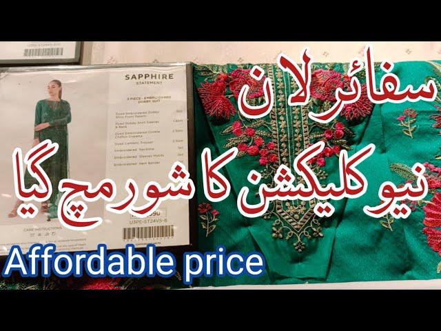 Sapphire New Collection 2024 || Sapphire New Beautiful Collection Affordable Price Today