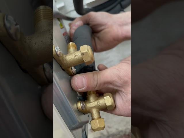 HVAC Morning Mini Split install - #hvac #hvactechnician #airconditioning #mitsubishielectric