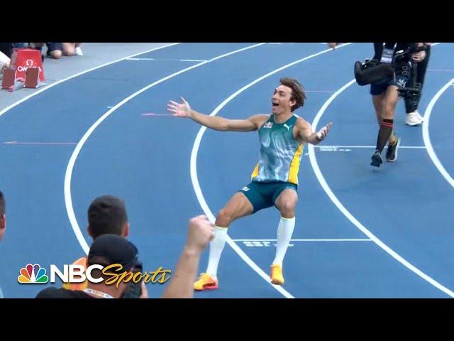 Mondo Duplantis BREAKS OWN WORLD RECORD for win at Diamond League Silesia | NBC Sports