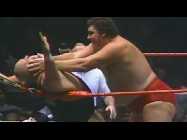 Andre the Giant vs King Kong Bundy 1985