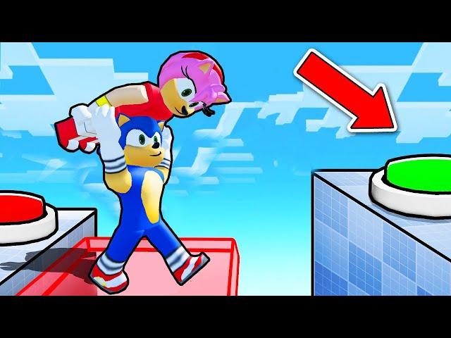 SONIC AND AMY CARRY A FRIEND IN ROBLOX