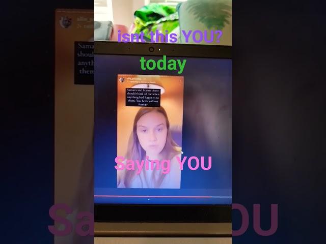 Why DOES Allie P lie? (so close together in time)