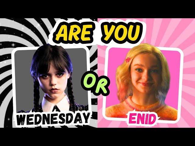 Are You Wednesday or Enid? ‍️‍️| Fun Aesthetic Personality Quiz