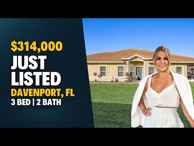 JUST LISTED In Davenport, FL | 3 Bedrooms & 2 Bathrooms | Florida Houses for Sale