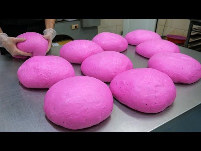 Sweet Potato Mochi Bread, Taro Bread / 拔絲地瓜麵包, 芋頭麵包 - Popular Bread in Taiwan