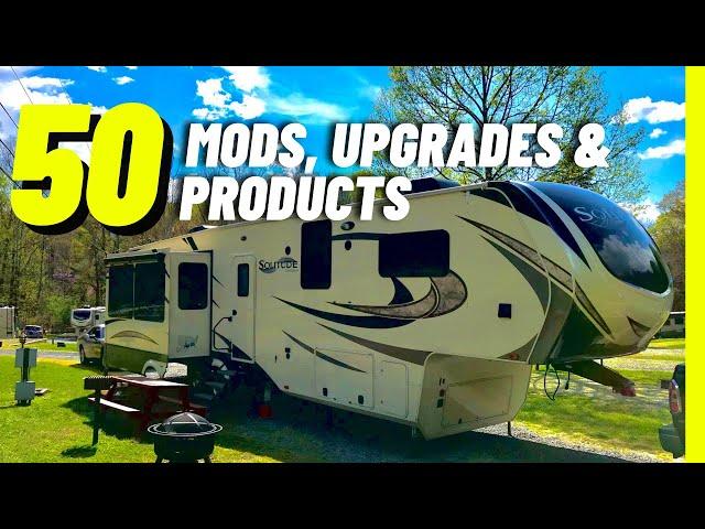 50 RV MODS & UPGRADES done over 2 years of FULL TIME RV Living