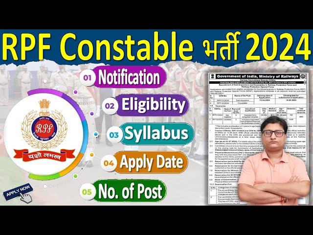 RPF New Vacancy 2024 ¦¦ RPF Constable & SI Bharti 2024 ¦ RPF Constable Recruitment 2024 Notification