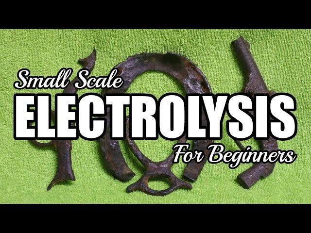 EASY Electrolysis : How To Remove Rust From Metal Detecting Finds