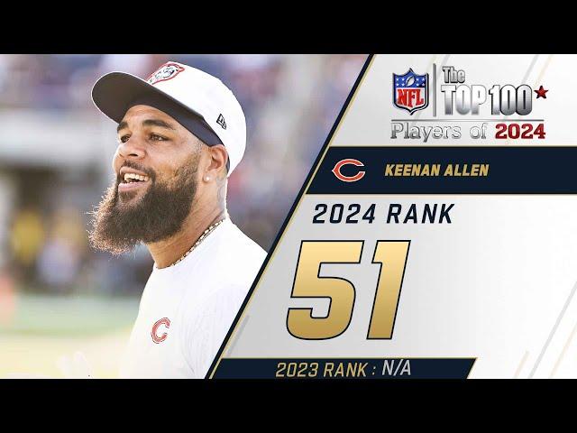 51: Keenan Allen (WR, Bears) | Top 100 Players of 2024