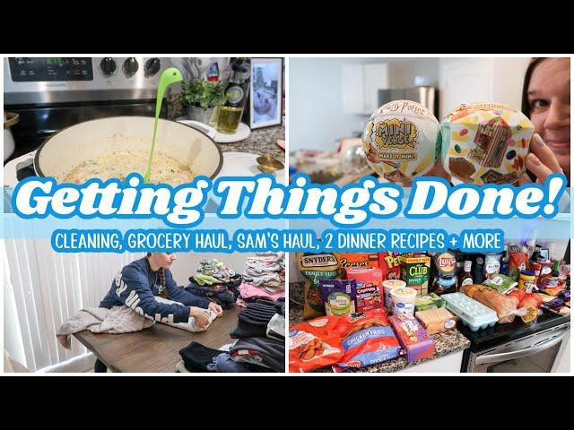 Get It All Done | Cleaning, Grocery Hauls, Easy Dinners 