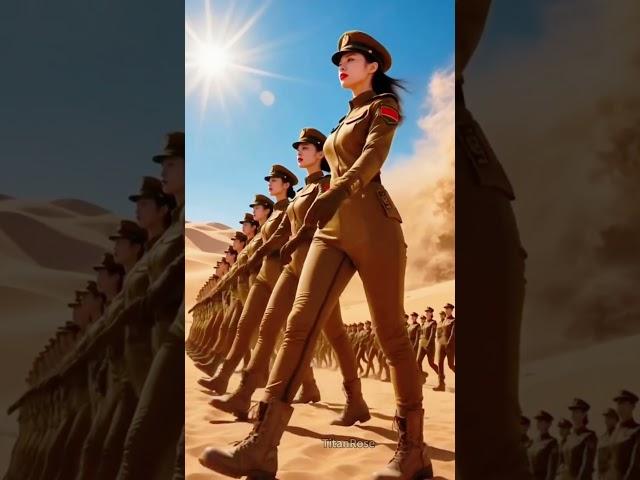 最美丽的女兵 Top3 #foryou #militaryfashion #usairforce #trendingshorts #aiart #fogi  #frances #indonesia