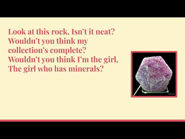 The Rock Cycle Parody (Part of Your World)