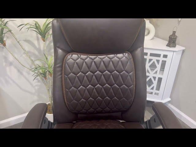 Big and Tall 400lbs Executive Office Chair, Luxury Pu Leather Home Desk Chair Review