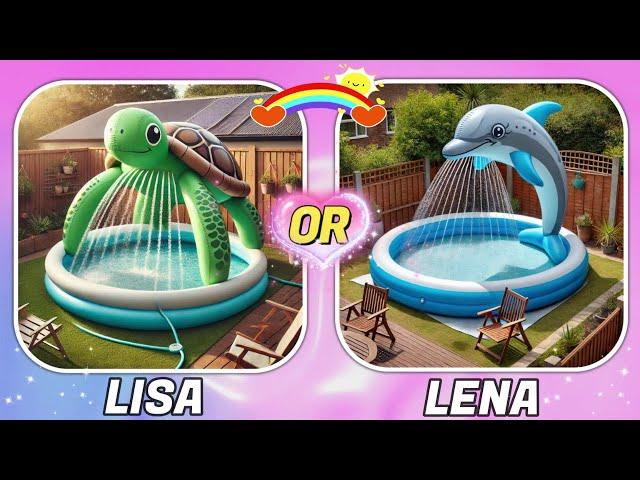 Lisa or Lena ️️ | #lena #lisa #lisaandlena #lisaorlena #viral #trending