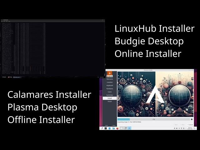 Calamares and Linuxhub Installer Times