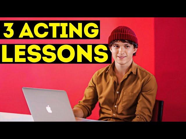 3 Acting Lessons To Practice From Home