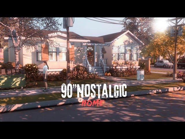 The Sims 4 - 90" Nostalgic Home (CC Pack) - Relaxing Speed Build