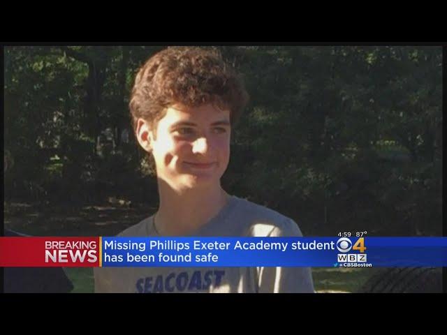 Missing Phillips Exeter Academy Student Found Safe