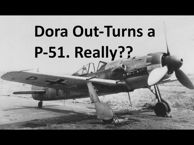 P-51 Mustang Out-Turned by Fw 190 D-9? Yes, This Happened But...