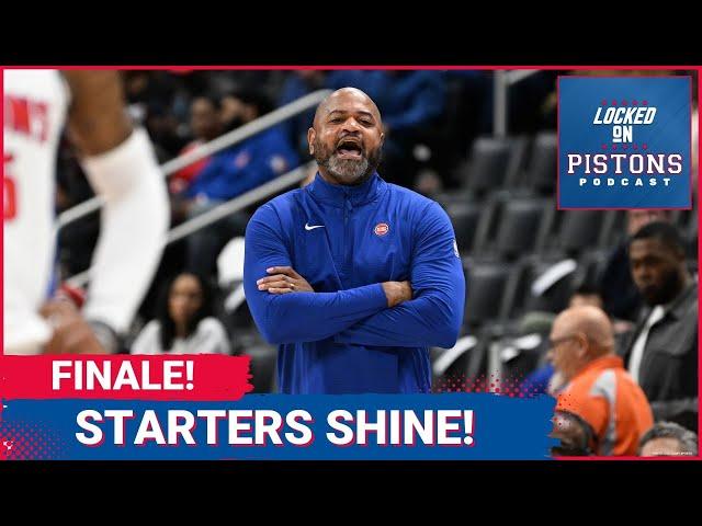 Detroit Pistons Starters Shine In Preseason Finale Against The Cleveland Cavaliers