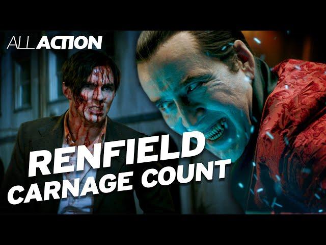 Renfield (2023) Carnage Count | All Action
