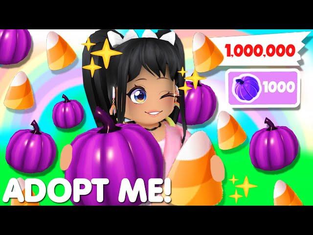 ⭐RATE MY SHOPPING⭐*PURPLE PUMPKINS & CANDY CORN* in Adopt Me! (roblox)