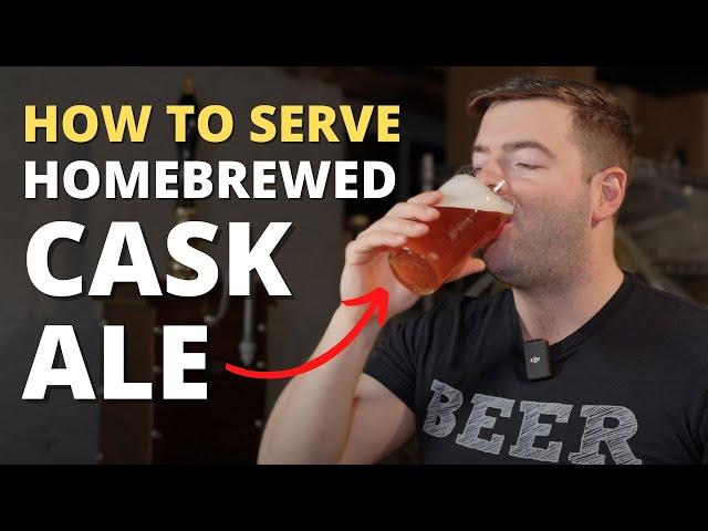 How to SERVE YOUR OWN REAL CASK ALE at HOME!! (With Kegs!)