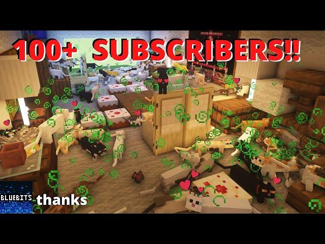 Minecraft - BlueBits - 100+ Subscribers - Thank you video!