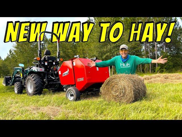 It's Possible to Bale Hay With Small Equipment | IBEX TX31 Mini Baler