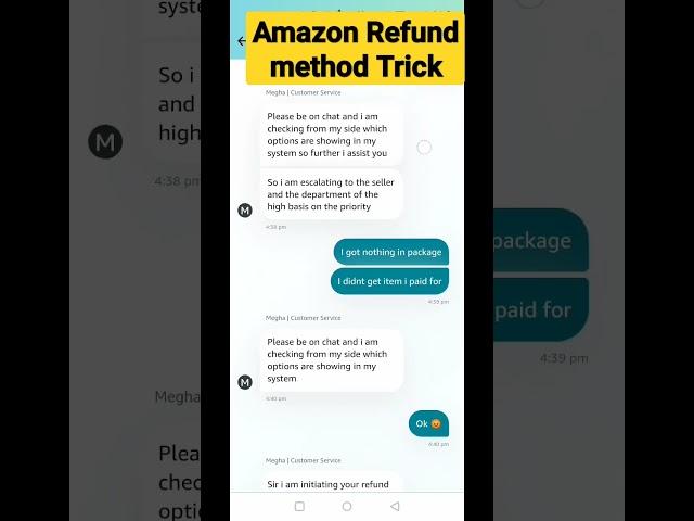 Amazon refund method Trick |