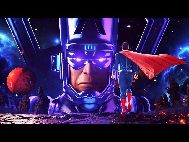 GALACTUS vs Superman (Part 2) Epic Battle, Man Of Steel vs The Devourer of Worlds, 3D Animation