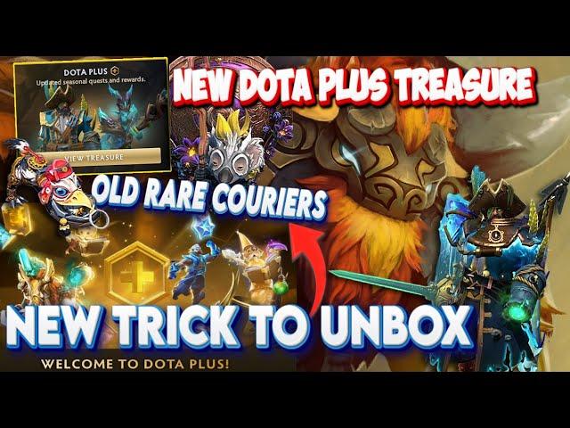 The New Dota Plus Sets Are Secretly Awesome -  Unboxing Trick to Open Old Rare Couriers