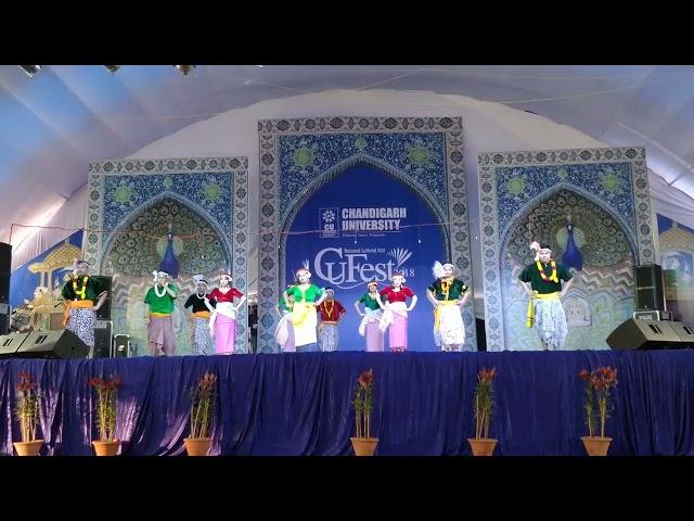 Fusion Manipuri Dance// Chandigarh University/ CU FEST 2018//Manipuri Student at CU//Memory/Reupload