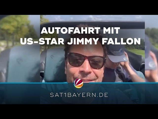 Im Auto mit Jimmy Fallon? Oberbayern retten verirrten US-Star