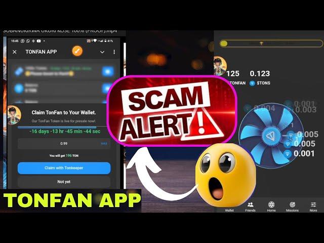 TONFAN APP IS: A SCAM  SOBANUKIRWA UKURI KOSE 100% (PROOF)