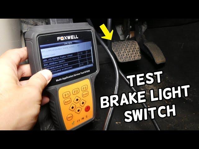 HOW TO KNOW IF BRAKE LIGHT SWITCH IS BAD OR GOOD. TEST BRAKE LIGHT SWITCH