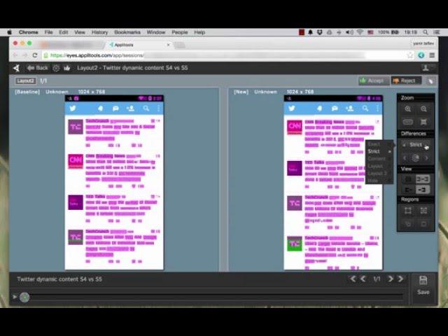 Revolutionize Manual Testing with 1-Click Visual Testing - Applitools Eyes Express Demo