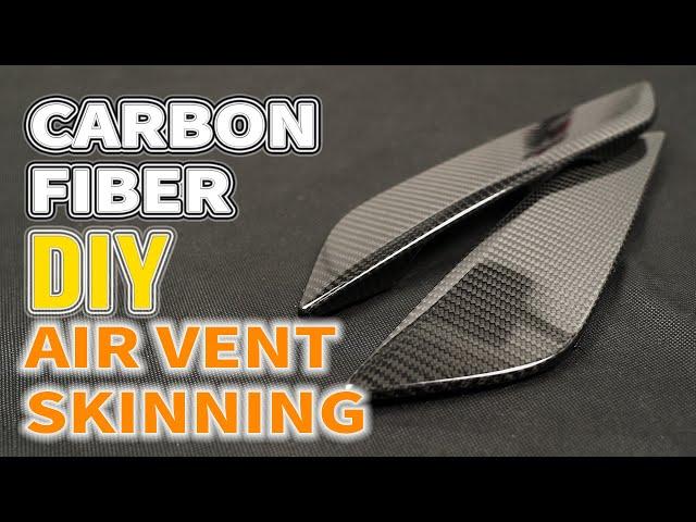 How to Simply Change your Car Parts to Real Carbon Fiber (Carbon fiber Skinning) [DIY]