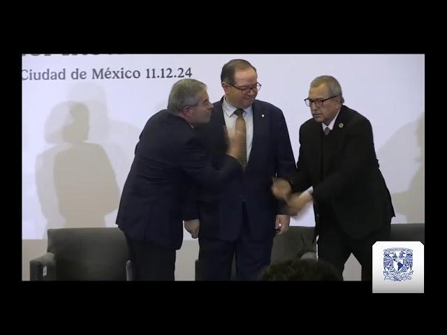 Ceremonia de Firma de Convenio de Colaboración Académica entre la UNAM y la SRE