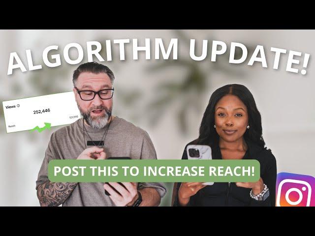 NEW INSTAGRAM ALGORITHM UPDATE! An easier way to increase your reach without making reels.