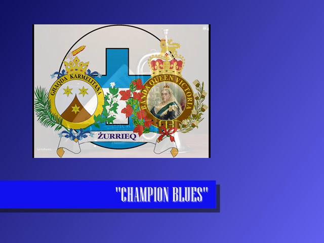 ''CHAMPION BLUES'' marc brijuz ta Mro Emmanuel Bugeja