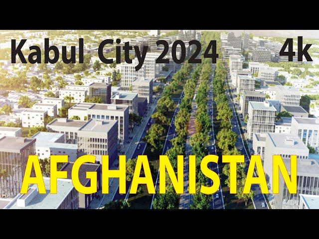 Kabul City 2024 , Afghanistan 4K By Drone