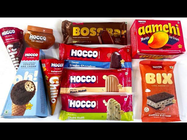 HOCCO Ice Cream Unboxing || Mango Aamchi Opening || ASMR