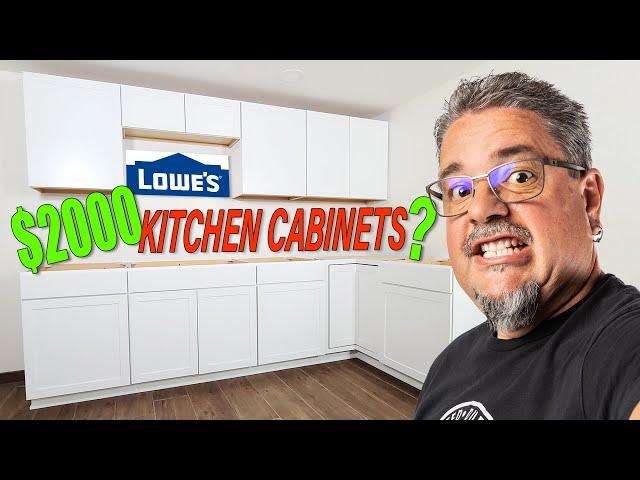 Lowe's Budget Off-The-Shelf Kitchen Cabinet Install & Review. DIY Diamond Now Cabs for around $2K?!