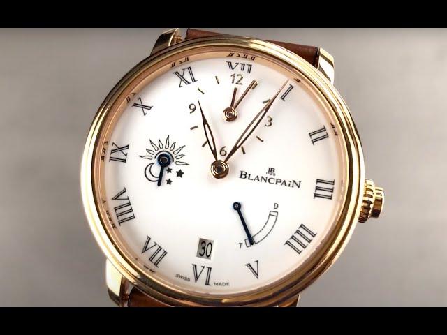 Blancpain Villeret Half Hour 8 Days 6661-3631-55B Blancpain Watch Review