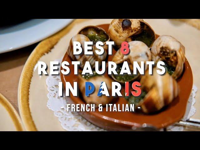 ENG) You won't regret! BEST French restaurants in Paris ㅣJ'SSO Best8 - French edition