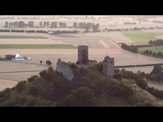 Burg Desenberg bei Warburg - OWL von oben (Ostwestfalen-Lippe Drohnenbilder)