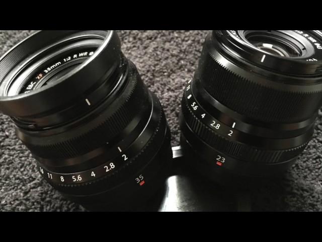 Professor Foto Fuji 23mm & 35 F2 Lens Review