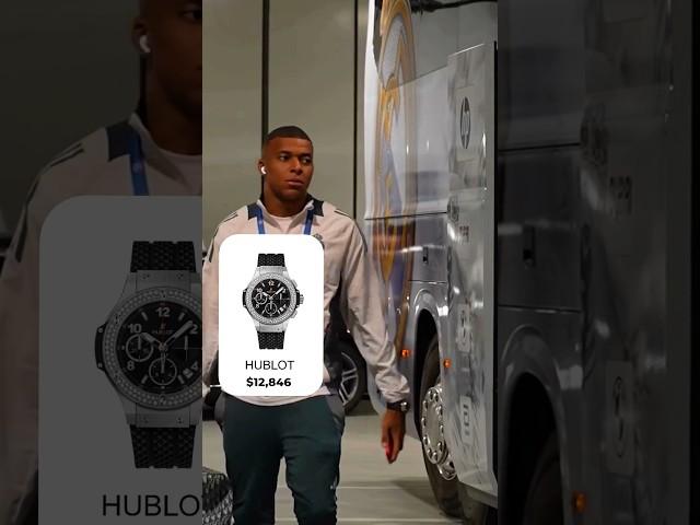 Mbappe with his diamond HUBLOT 