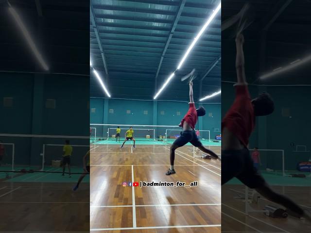 Brilliant smash  #badmintonlovers #indianbadmintonplayer #badmintonindia #badminton #sports